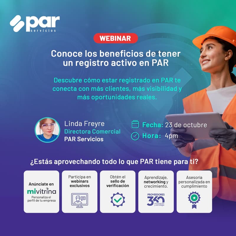 Cover Image for Conoce los beneficios de tener un registro activo en PAR