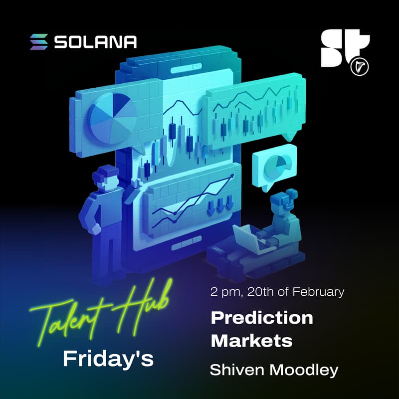 Cover Image for Talent Hub Friday's | Prediction Markets w/ Shiven Moodley