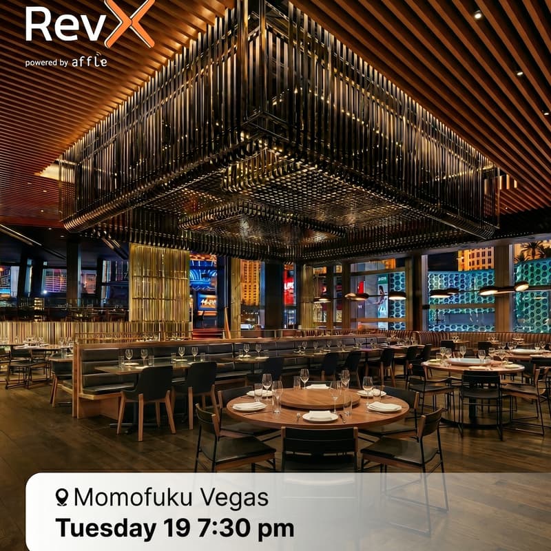 Cover Image for RevX dinner at Momofuku