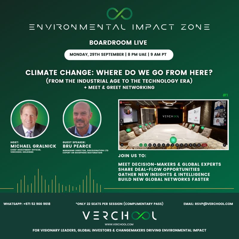 Cover Image for Environmental Impact Zone - Boardroom Live #1 | Climate Change: Where Do We Go From Here? (From The Industrial Age To The Technology Era)
