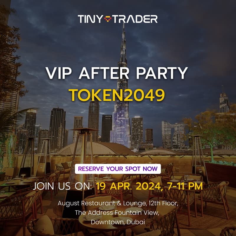 Cover Image for TOKEN2049 VIP After Party by TinyTrader