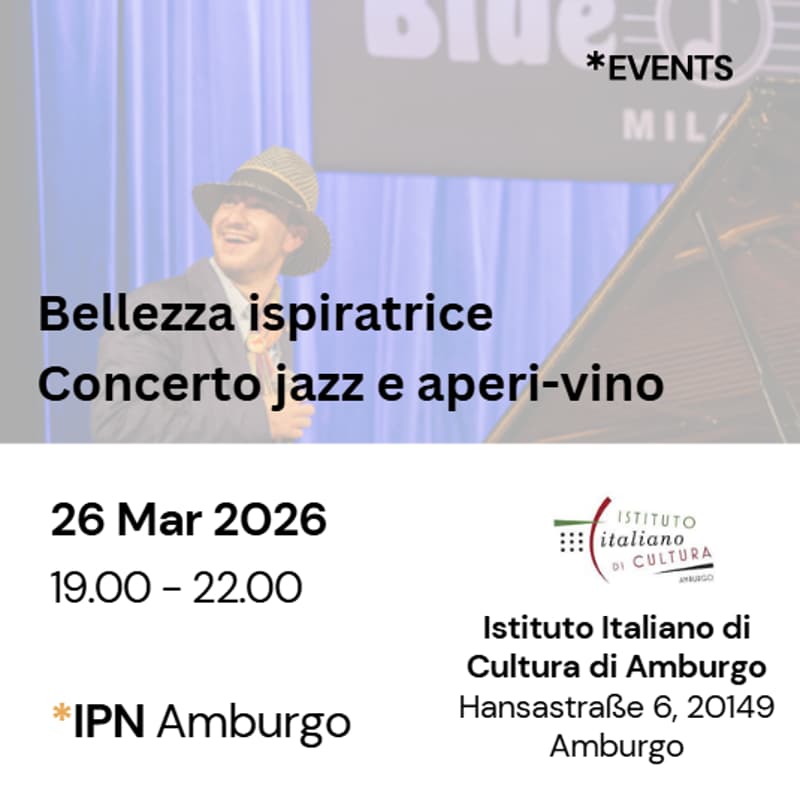 Cover Image for IPN Amburgo | Concerto jazz & aperi-vino