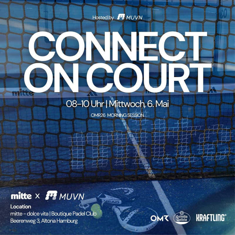 Cover Image for MUVN connect on court x mitte Padel
