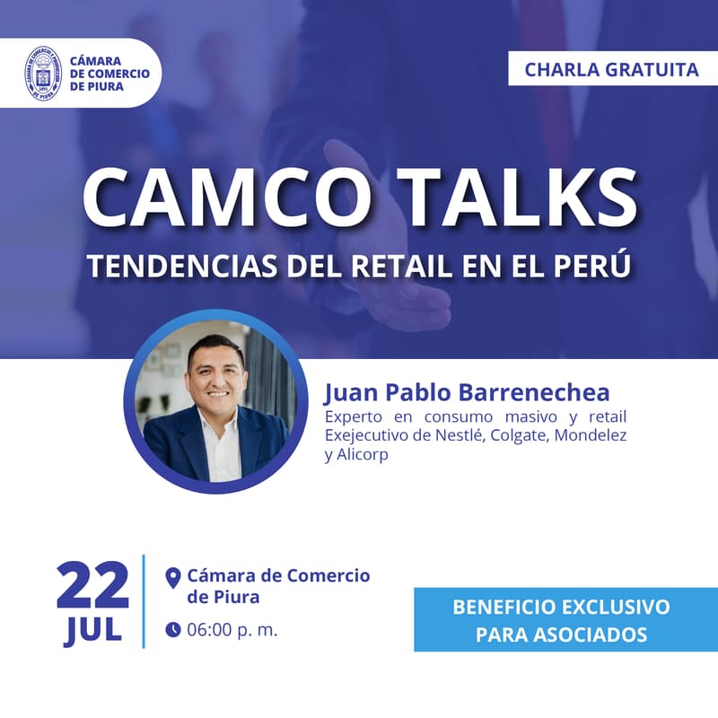 Cover Image for CAMCO Talks: "Tendencias del retail en el Perú"