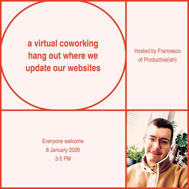 Cover Image for "Time to update your website" virtual coworking