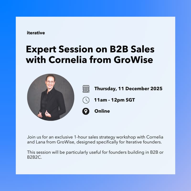 Cover Image for Iterative Expert Session with GroWise: AI won't sell for you -> From Vision to Deal Execution in Q1