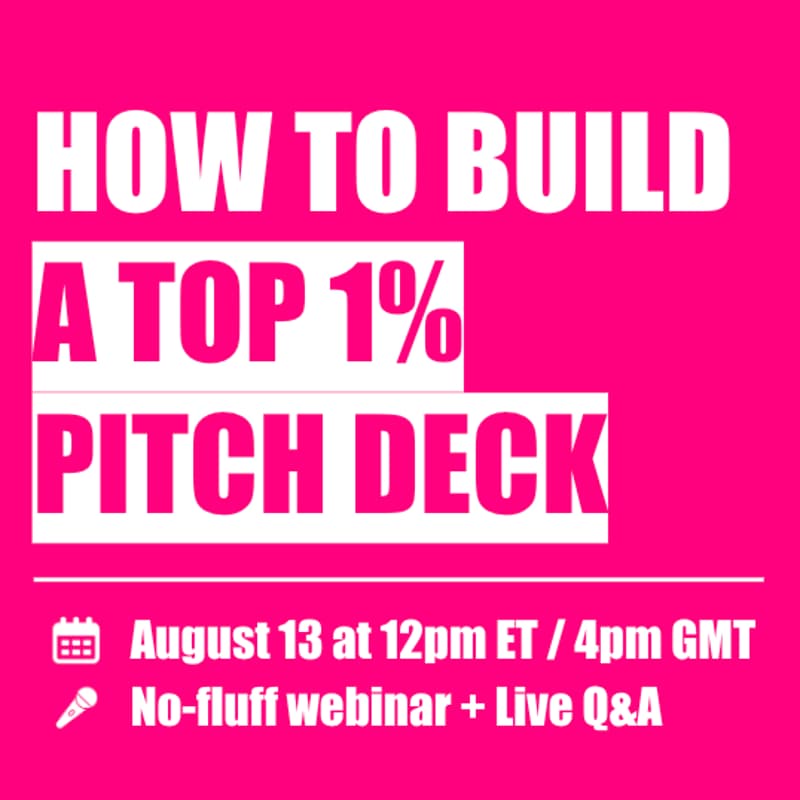 Cover Image for How to build a top 1% pitch deck