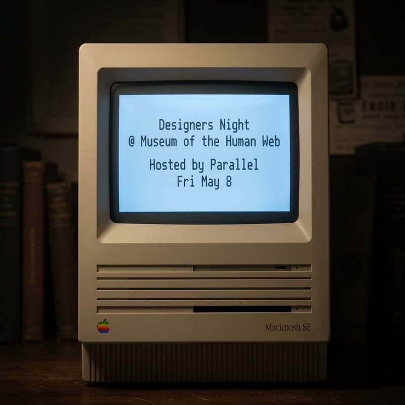 Cover Image for Designers Night @ Museum of the Human Web