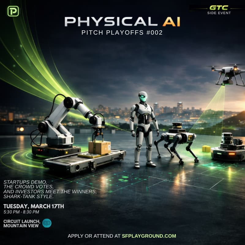 Cover Image for Physical AI Pitch Playoffs - GTC 2026