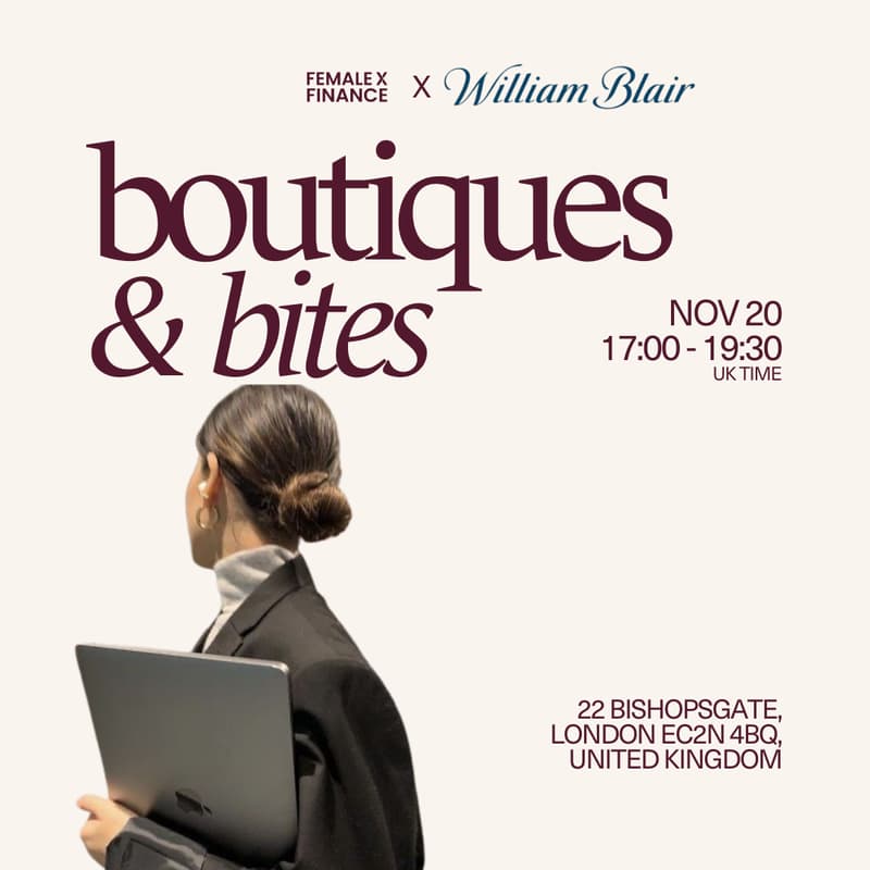 Cover Image for Female x Finance x William Blair