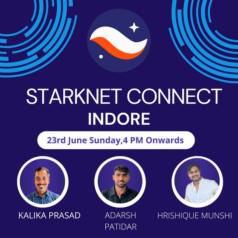 Cover Image for Starknet Connect Indore