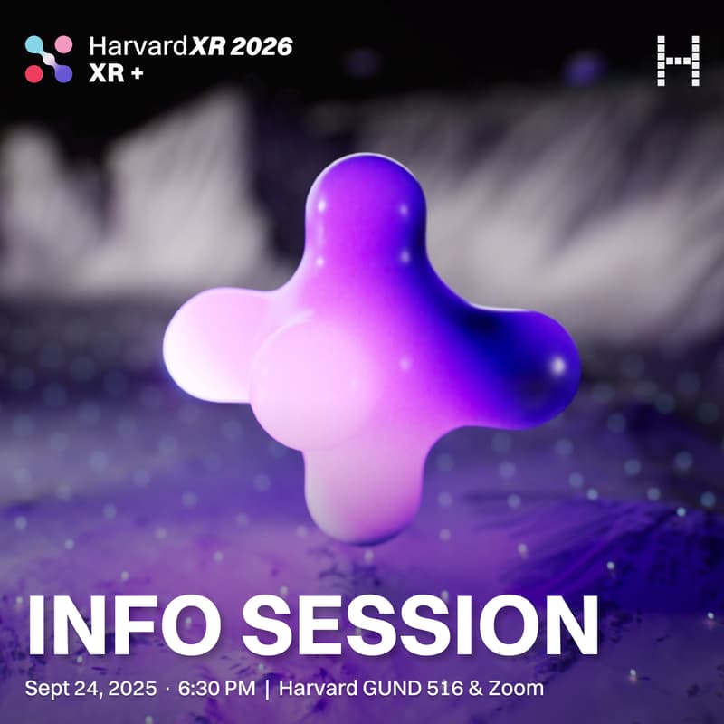 Cover Image for HarvardXR 2026 Info session