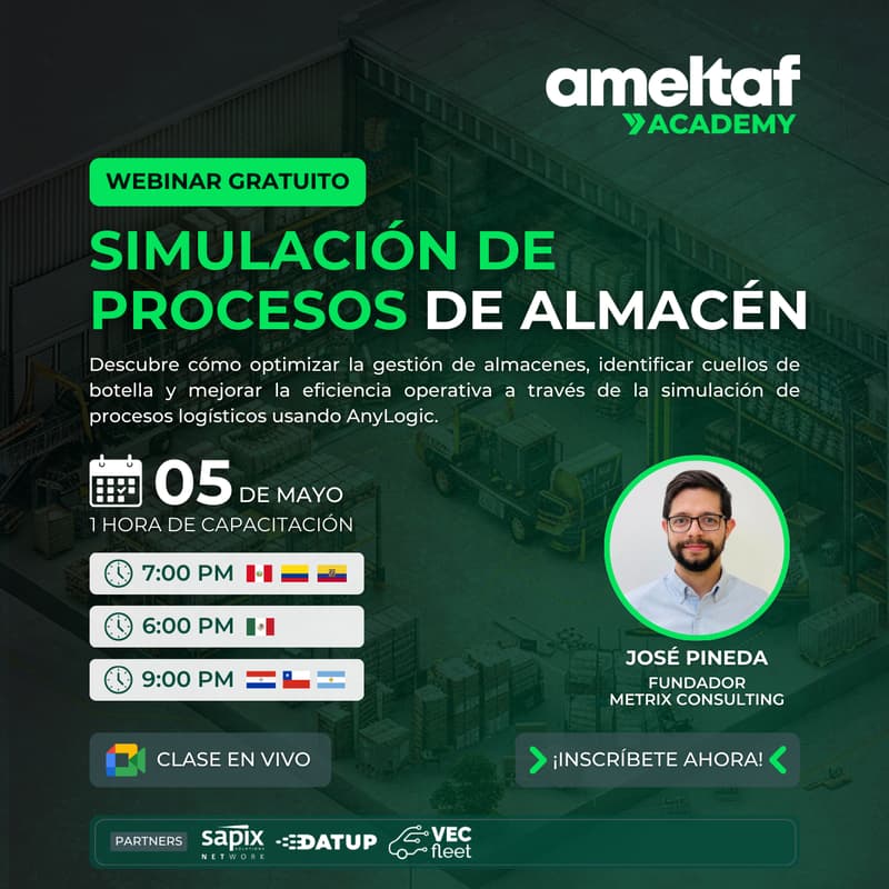 Foto de portada de Simulación de Procesos de Almacén