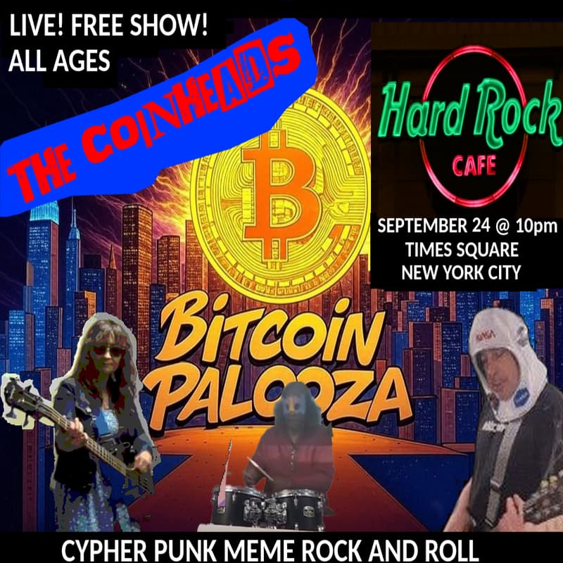 Cover Image for The COINHEADS! Live! Free Show! NYC