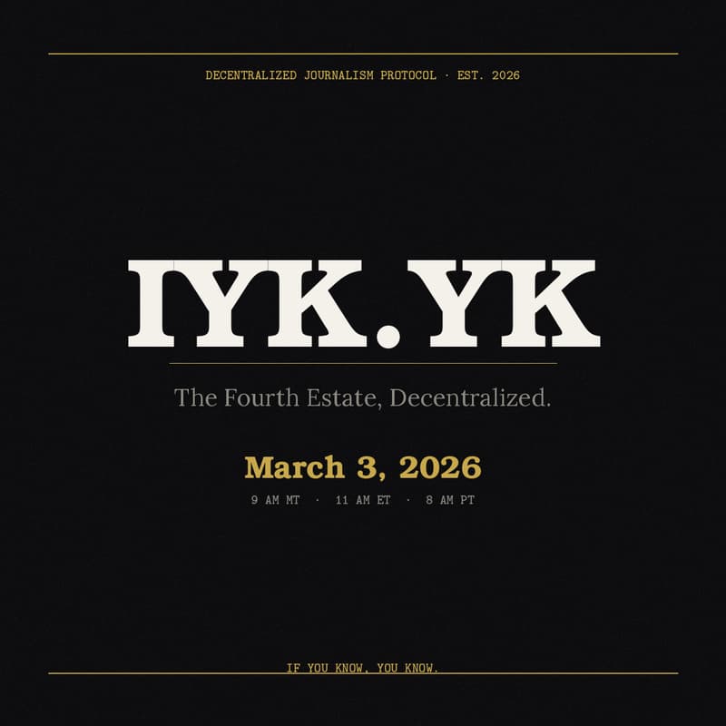 Cover Image for IYK.YK — Founding Contributors Meeting