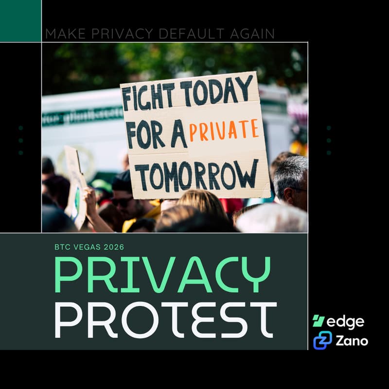 Cover Image for Edge x Zano Privacy Meetup → Bitcoin Conference Walk