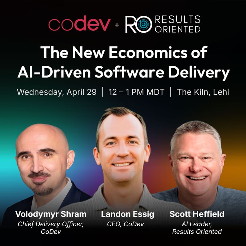 Cover Image for (Lunch & Learn) The New Economics Of AI-Driven Software Delivery