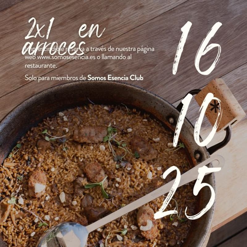 Cover Image for 2x1 en arroces en Barraca
