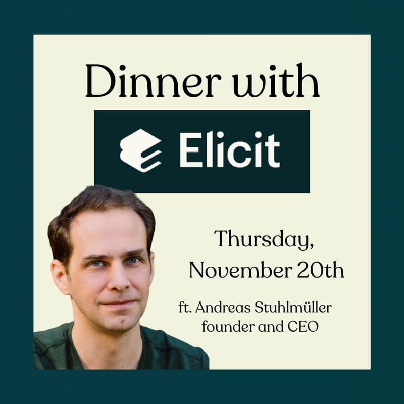 Cover Image for Mox Members' Dinner with Elicit!