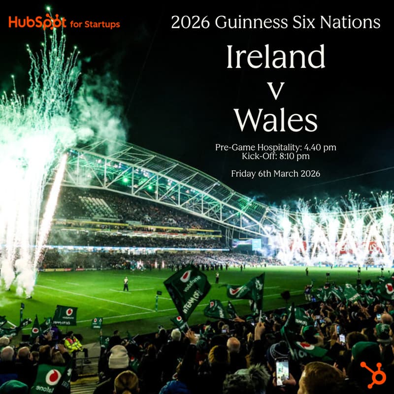 Cover Image for Ireland v Wales: SixNations with HubSpot for Startups