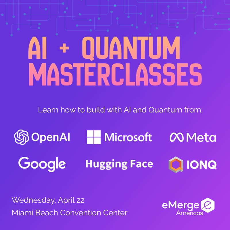 Cover Image for AI + Quantum MasterClasses by eMerge Americas