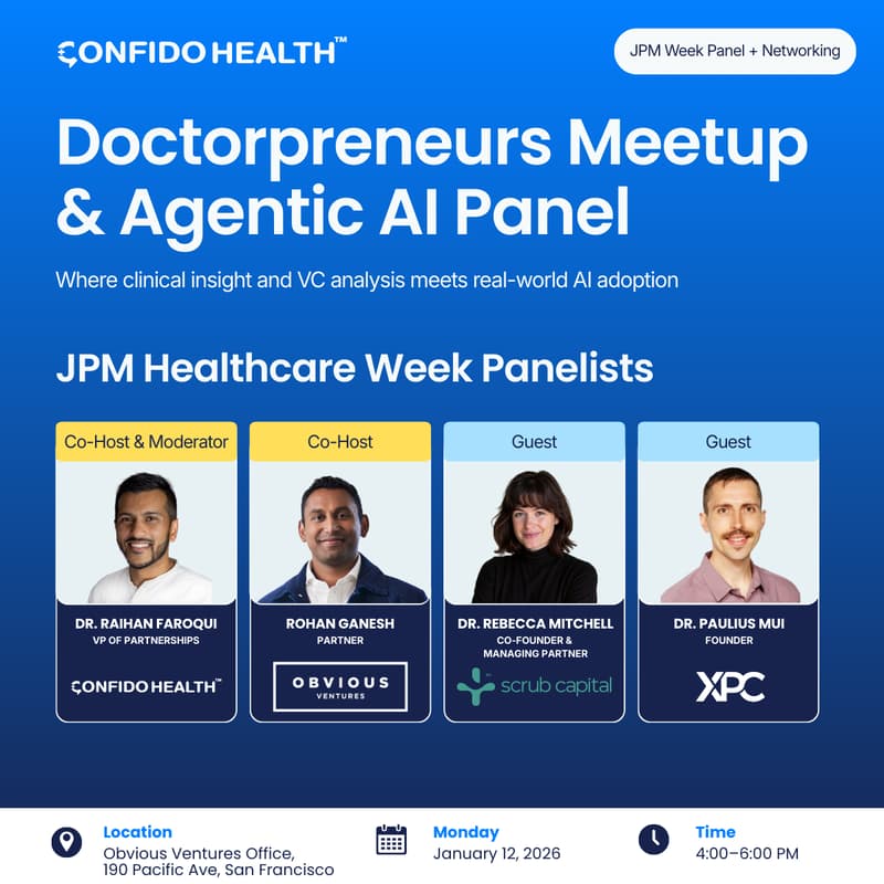 Cover Image for Doctorpreneurs Meetup & Agentic AI Panel [JPM Week]