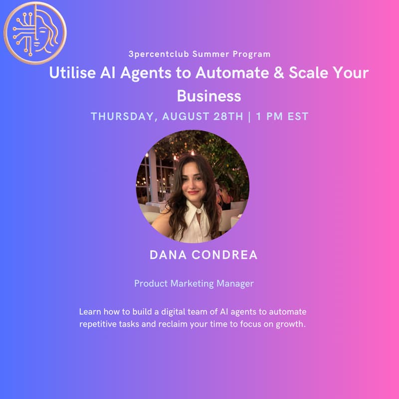 Cover Image for Utilise AI Agents to Automate & Scale Your Business