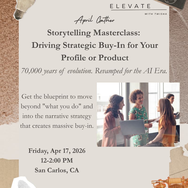 Cover Image for Storytelling Masterclass: Driving Strategic Buy-In for Your Profile or Product