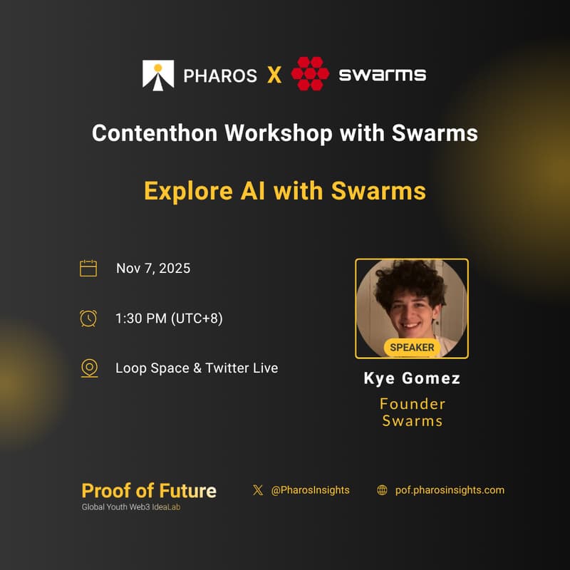 Cover Image for Proof of Future - Workshop #4 | Explore AI with Swarms
