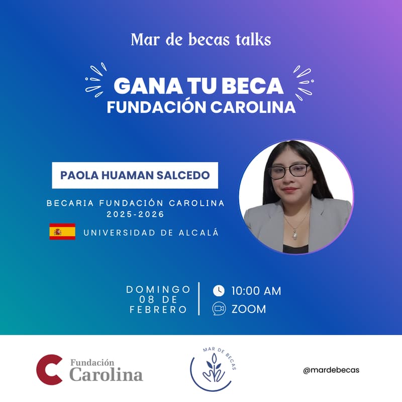 Cover Image for Mar de Becas Talks | Fundación Carolina