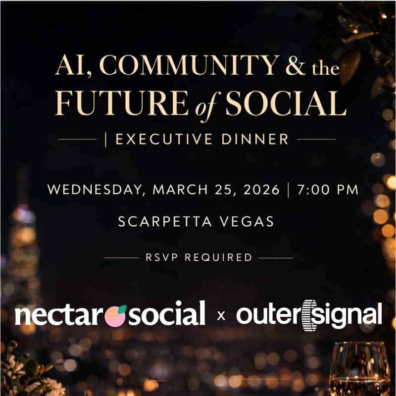 Cover Image for AI, Community & the Future of Social | Executive Dinner