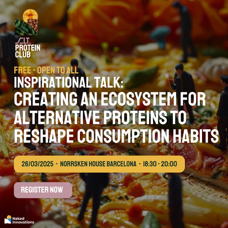 Cover Image for Inspirational talk: Creating an Ecosystem for Alternative Proteins to Reshape Consumption Habits