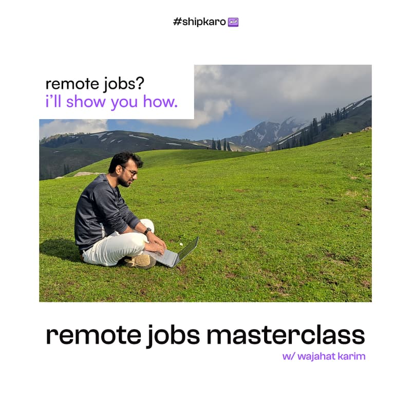 Cover Image for 2-Days Exclusive Masterclass on Landing Remote Jobs (Urdu/Hindi)
