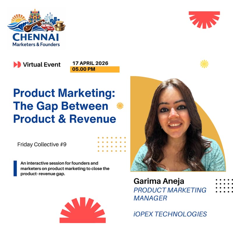 Cover Image for CMF: Product Marketing - The Gap between Product & Revenue | Friday Collective #9