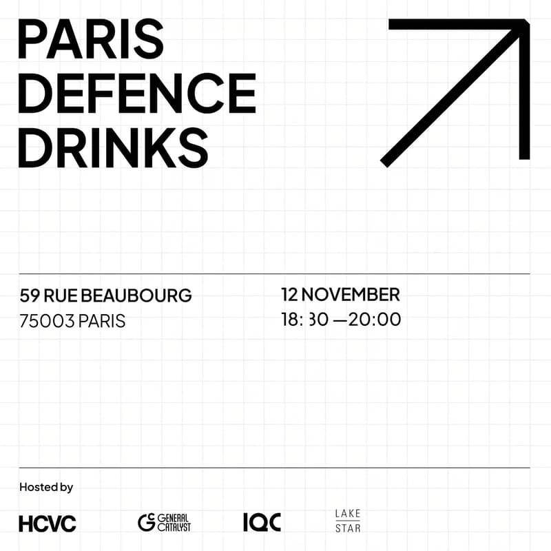 Cover Image for Paris Defence Drinks