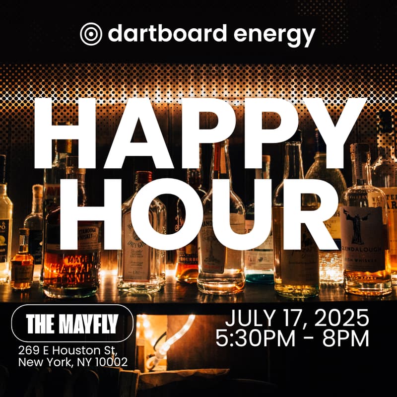 Cover Image for Dartboard Energy Happy Hour @ The Mayfly