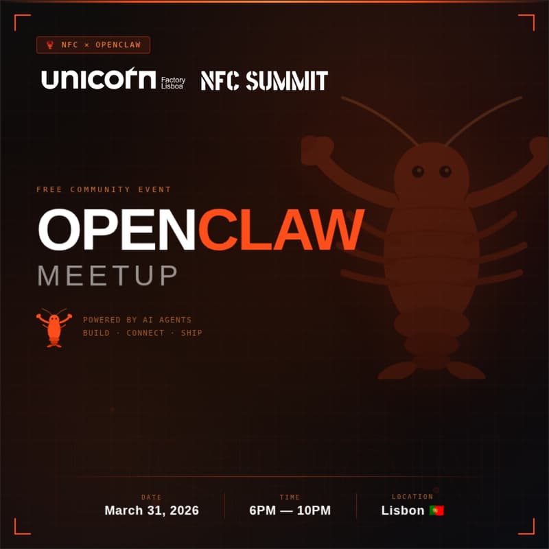 Cover Image for OpenClaw Meetup Lisbon 🦞