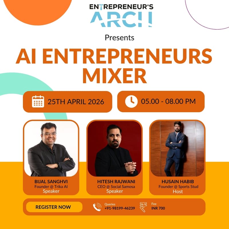 Cover Image for Entrepreneur's Mixer (For AI Entrepreneurs)