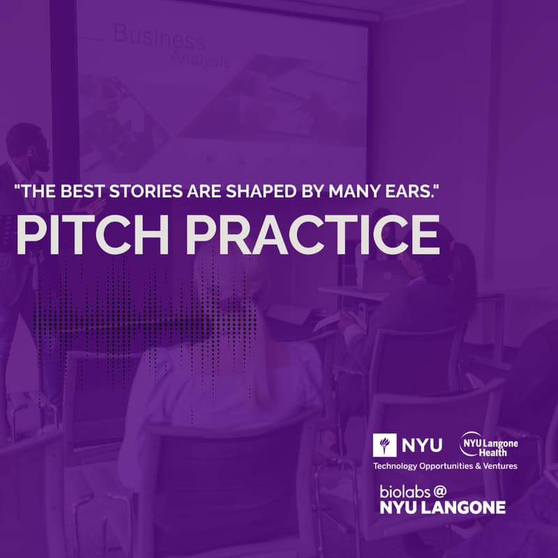 Cover Image for Attend Biolabs - NYU Pitch Practice