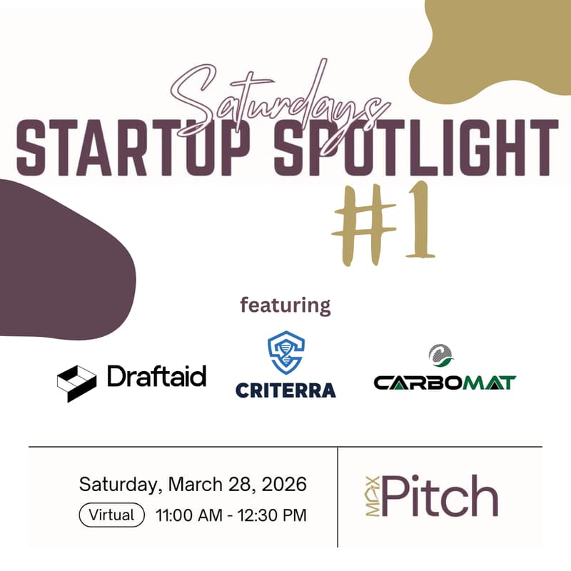 Cover Image for Startup Spotlight Saturday #1