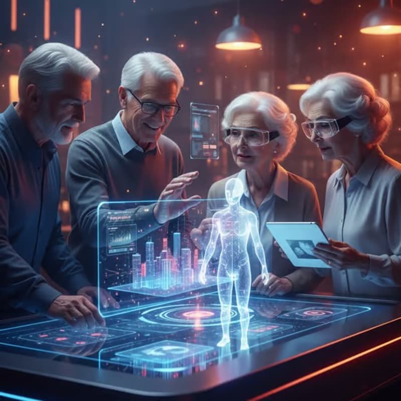 Cover Image for Nur für Senior*innen oder Personen in Begleitung mit Senior*innen. KI Update x swissAI Meetup: Senior*innen begegnen KI