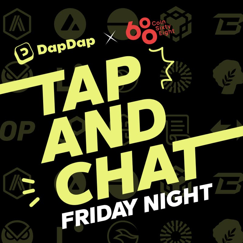 Cover Image for DapDap & Coin68 Party: Tap and Chat (🤜,🤛)