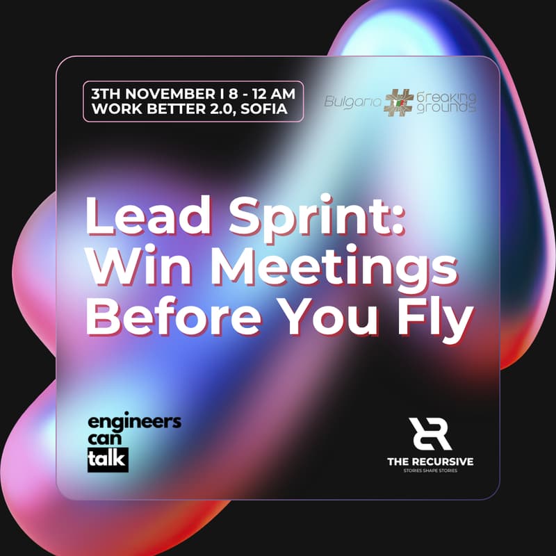 Cover Image for Lead Sprint: Win Meetings Before You Fly (Pre-Conference Growth Workshop)