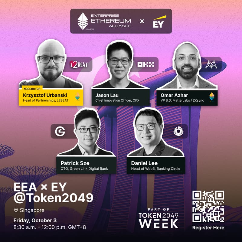 Cover Image for EEA × EY @ Token2049: Regulated Assets and Public-chain Deployment