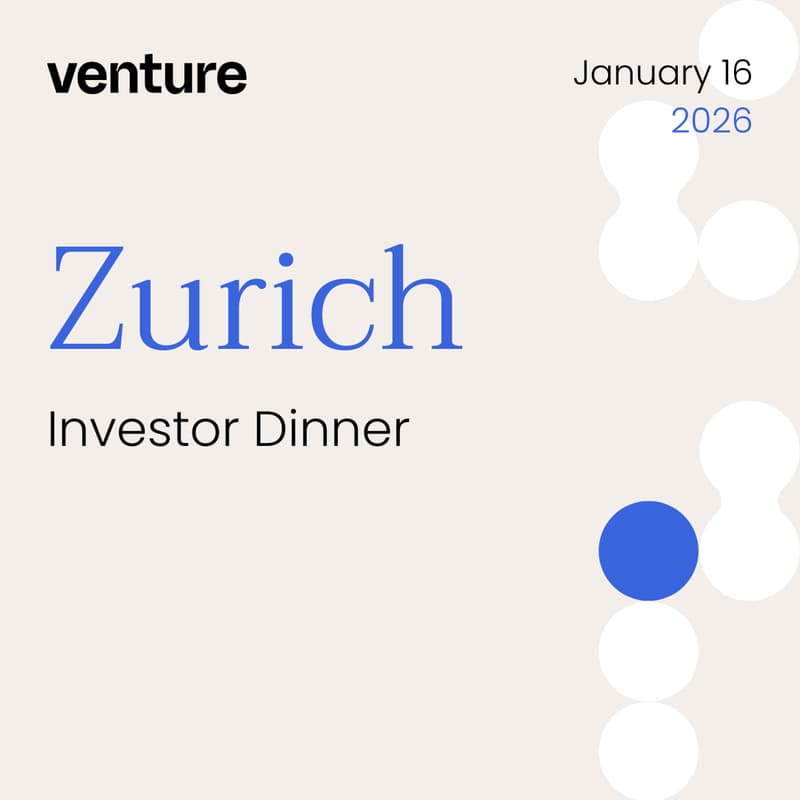 Cover Image for VENTURE Investor Dinner Zurich