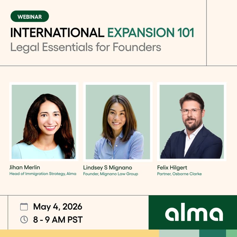 Cover Image for International Expansion: Legal Essentials for Founders