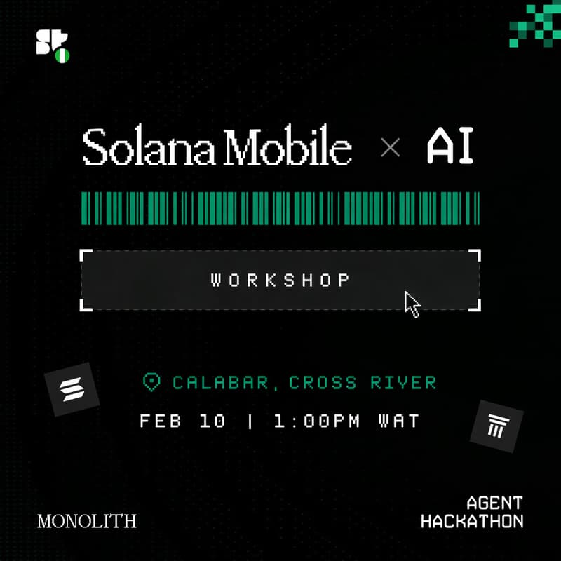 Cover Image for Solana AI Agents x Mobile Hackathon - Calabar, Cross River State