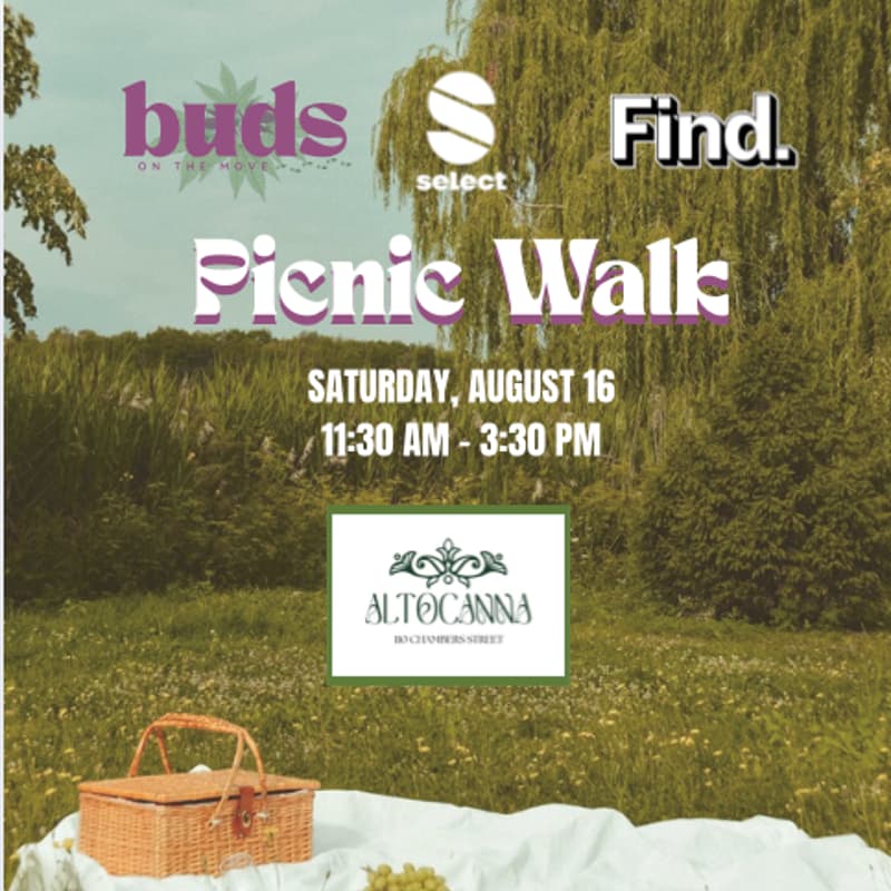 Cover Image for Curaleaf X The Alto X Buds on the Move Lunch Picnic Walk