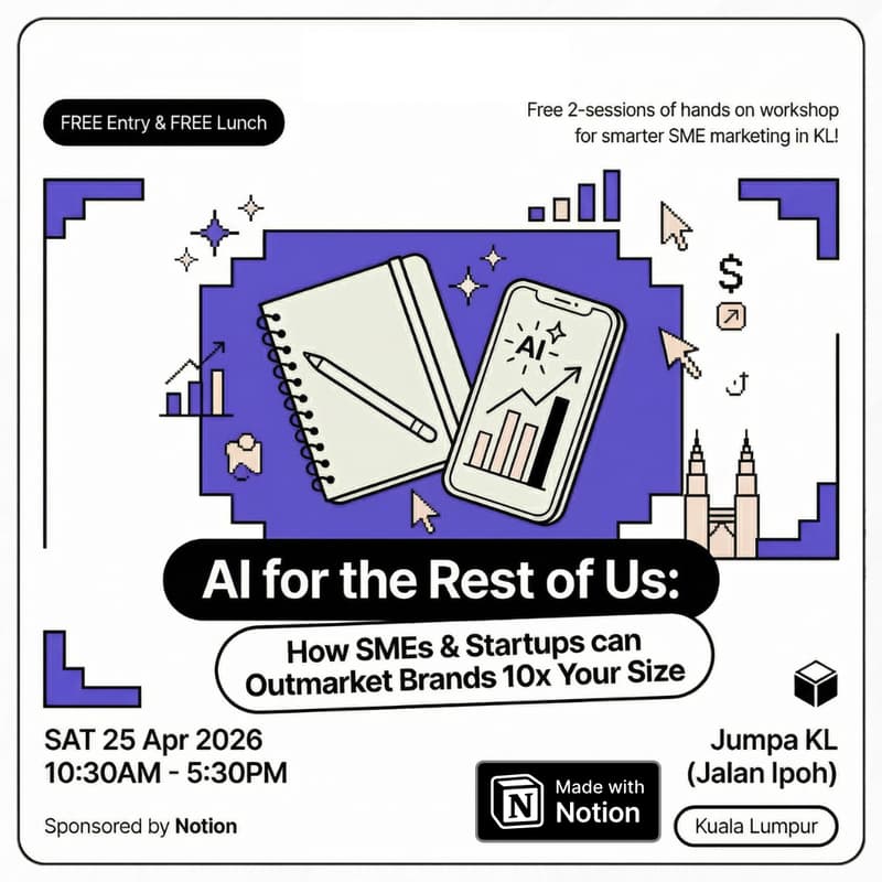 Cover Image for AI for the Rest of Us: How SMEs & Startups can Outmarket Brands 10x Your Size