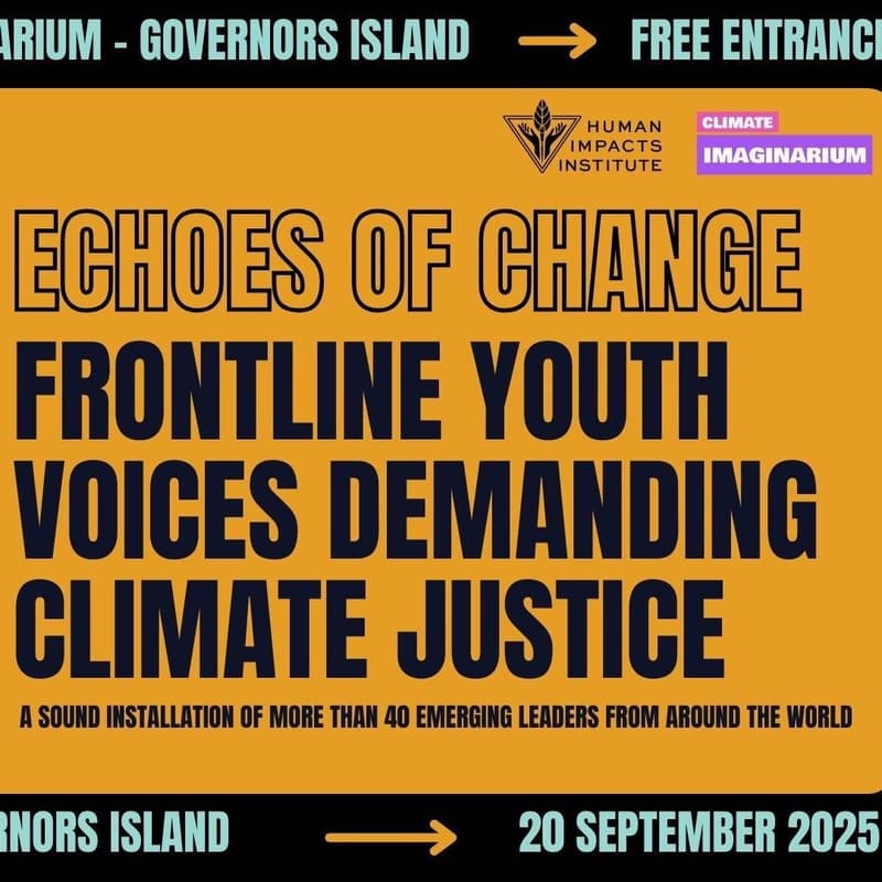 Cover Image for Volunteer: Echoes of Change Sound Installation - Opening Day